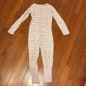 Rainbow Patterned Kids One Piece